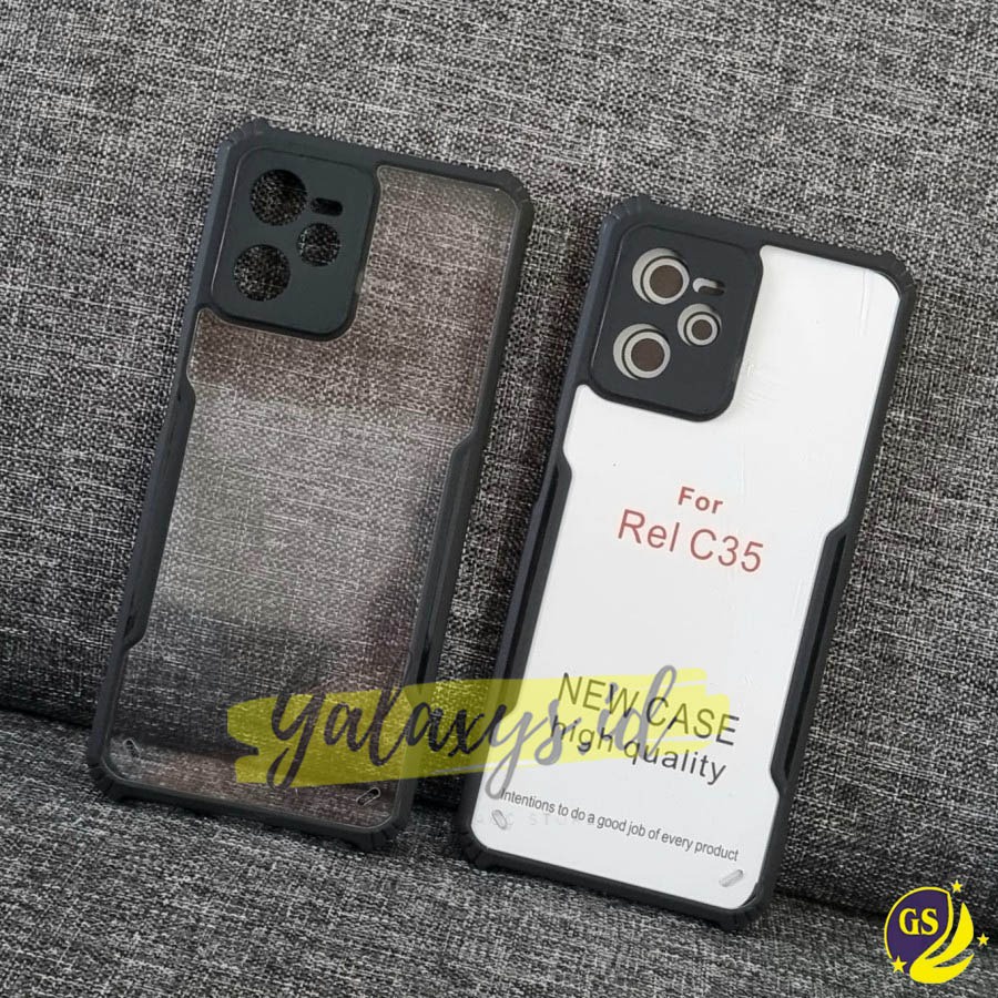 Case Ipaky Bumper XUNDD Oppo Realme GT Master Realme C55 2023 C35 C31 4G C25 C21 C20 C17 C1 C12 C11 C3 C2 A1K Camera Protection Case Armor Fusion Shockproof Premium Transparan Casing Mika