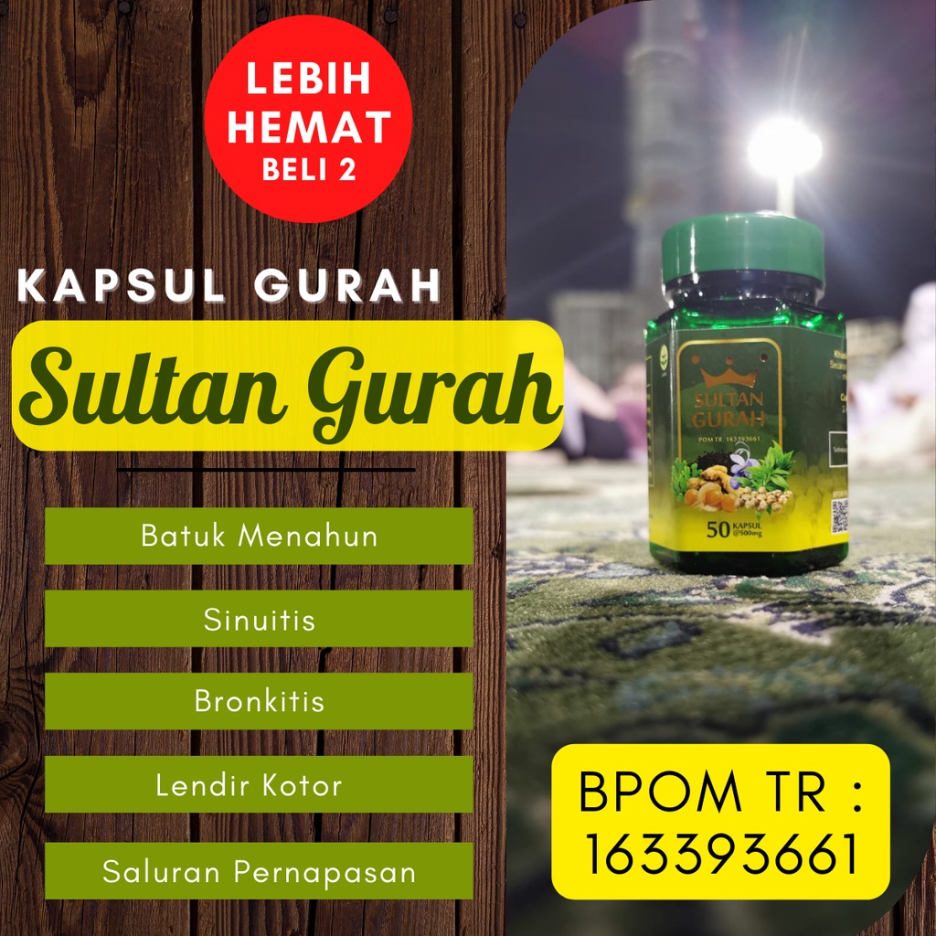 PROMO Gurah Kapsul Kapsul Herbal Gurah Obat Gurah Obat Asma