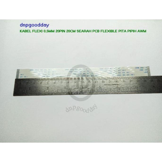 

Kabel Flexi 0,5Mm 20Pin 20Cm Searah Pcb Flexible Pita Pipih Awm Dnpgood11 Ayo Beli