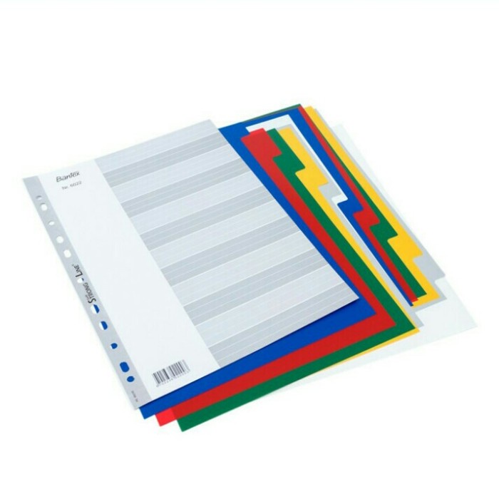 

Aman Divider A4 Colour Plastik 12 Pages Merk Bantex 6022 Hemat