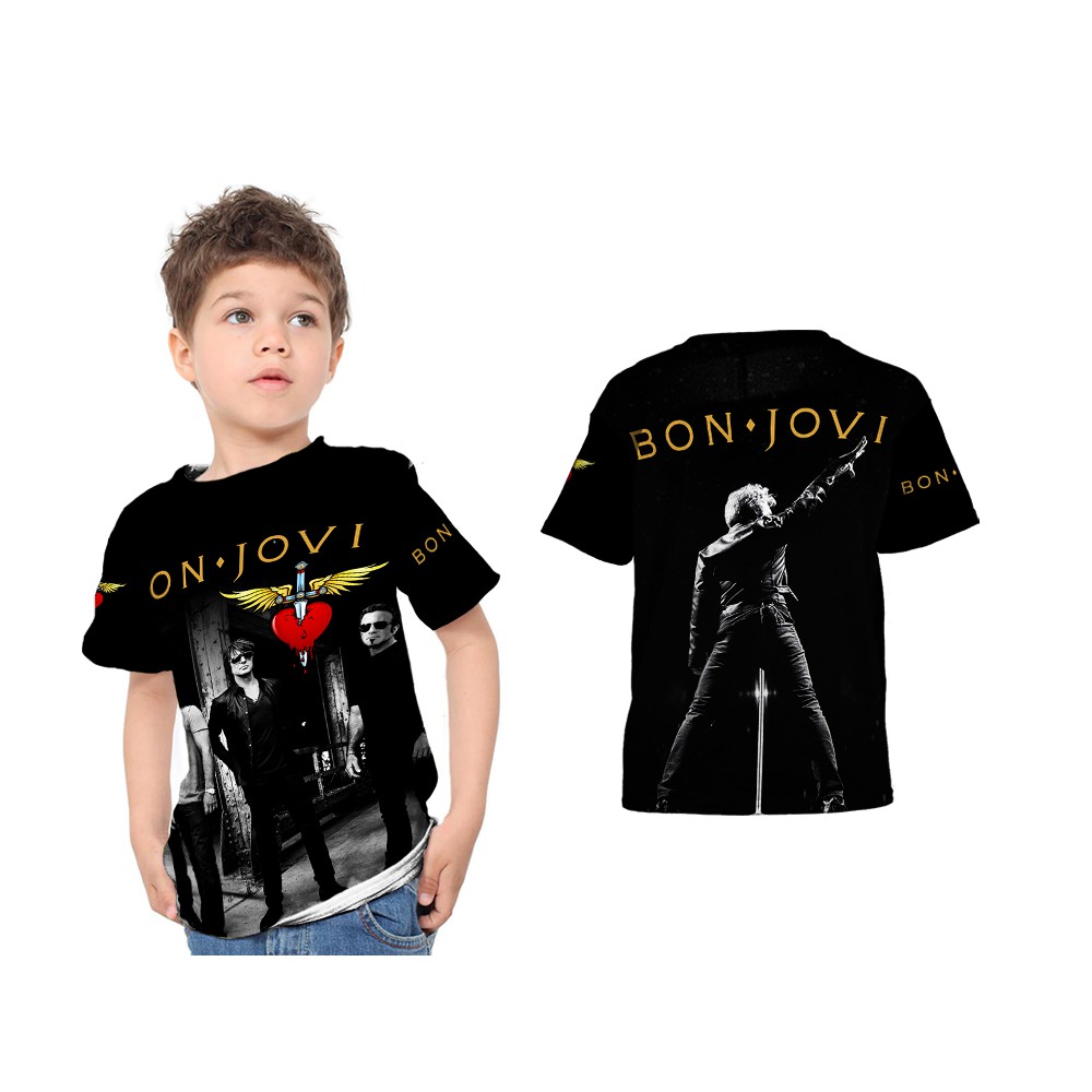 [Riashop] Kaos Bon Jovi Anak | Kaos Bon Jovi Ori | Kaos Bon Jovi | Kaos Bon Jovi Bandung