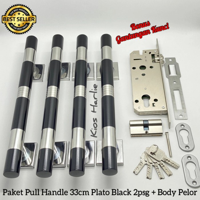 Kunci Pintu - Handle Pintu Rumah, Kunci Rumah, Pull Handle 2 Set