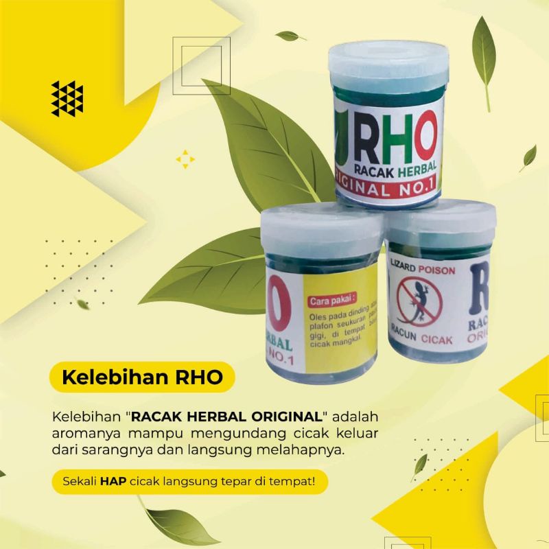 GROSIR RACUN CICAK DAN TOKEK AMPUH, RACAK HERBAL ORIGINAL RHO NO1 RACUN PEMBASMI HAMA BURUNG WALET