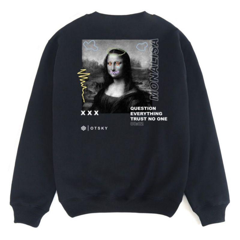 Otsky Crewneck Monalisa Black X CN7020PA -15DD
