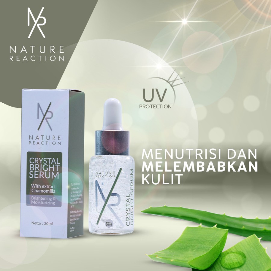 Serum Nature Reaction original Pemutih Wajah Glowing / serum pencerah wajah nature reaction