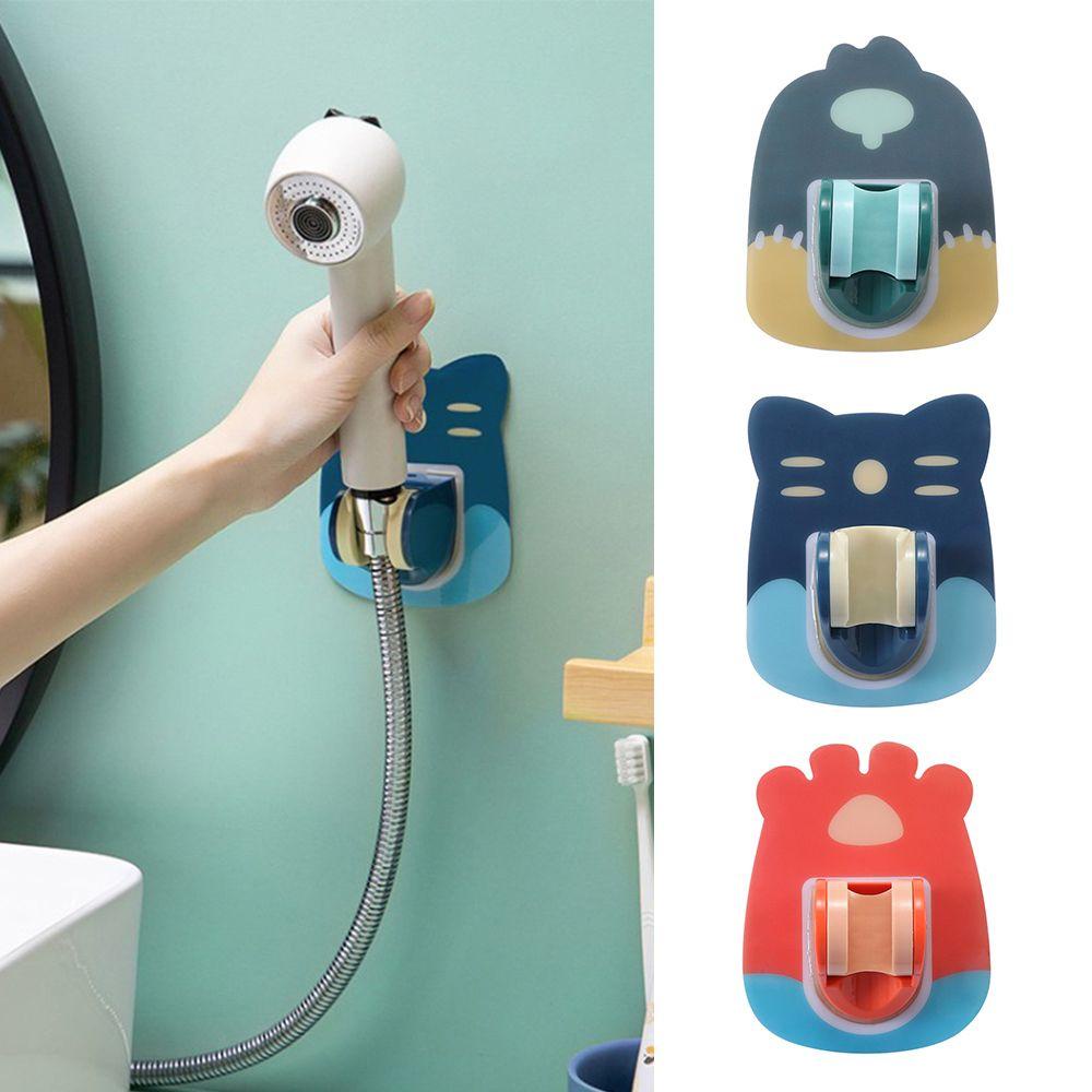 Suyo Penahan Kepala Shower Perekat Kuat Aksesori Kamar Mandi Bebas Paku Showerhead Shower Holder