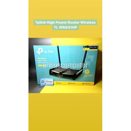 Network (Device) TPLink TL-WR841HP 2 Antena 300mbps Wireless and Router