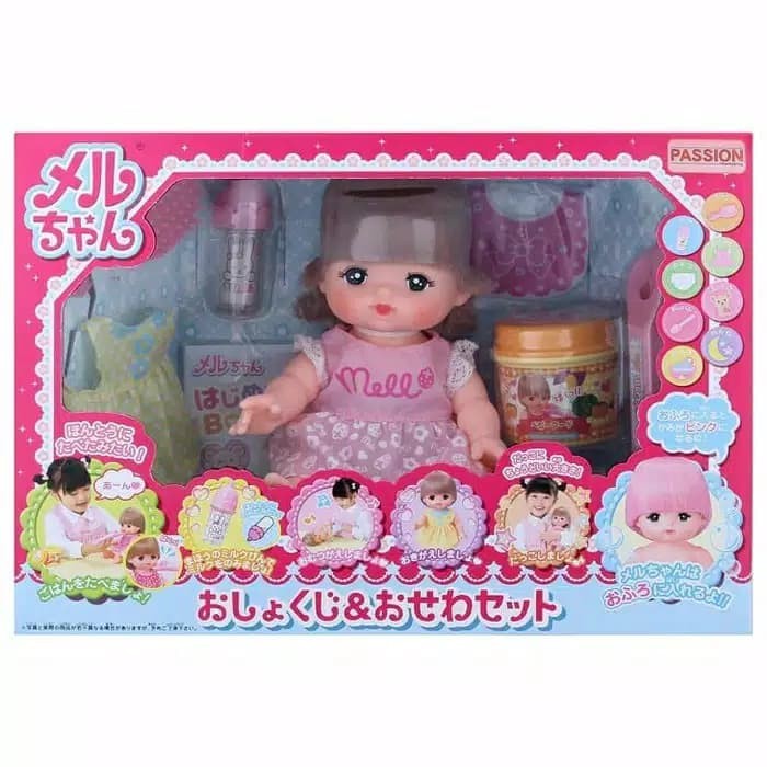 Boneka Nene Chan temannya Mell Chan/Mell Chan Meal Time Set