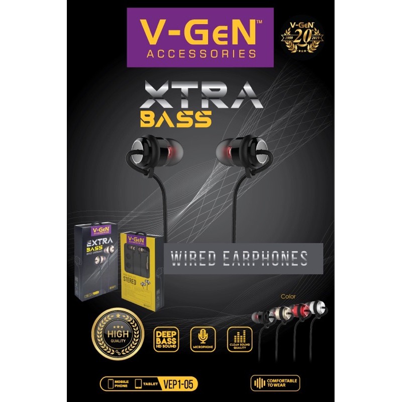 PROMO HANDSFREE VGEN VEP1-05 METAL SOUND HIRES AUDIO