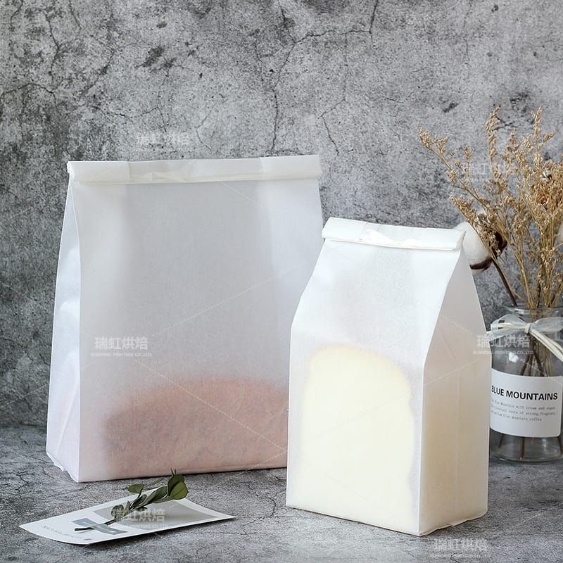 KANTONG ROTI KRAFT POLOS PAPER BAG BREAD PUTIH 100-450 GRAM
