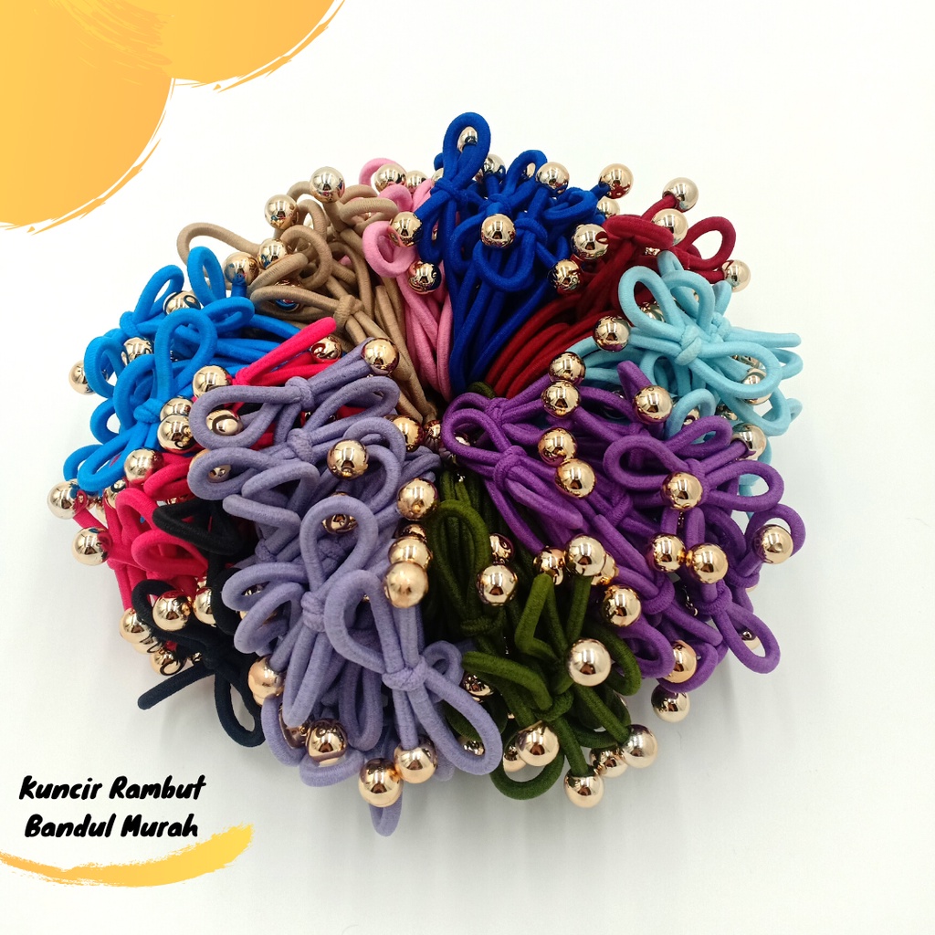 Kuncir Rambut Bandul Murah (warna random)