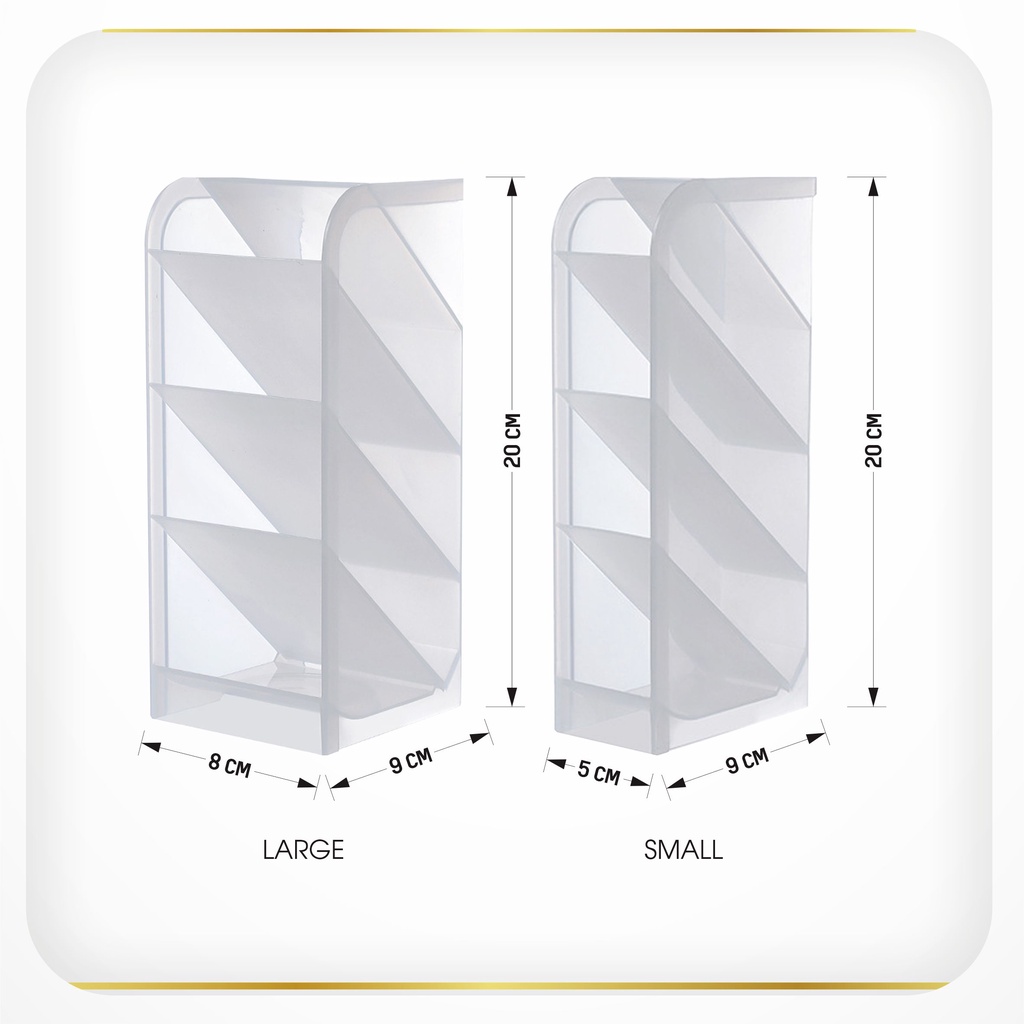 TEBAL PREMIUM Storage Rak Kotak Pensil Tempat Alat Tulis Make Up Organizer Kosmetik Meja Desk Penyimpanan Stationery Pulpen Holder Aesthetic