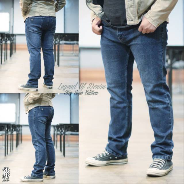 CELANA JEANS PENSIL BIG SIZE - CELANA JEANS BIG SIZE - CELANA PRIA BIG - BISA BAYAR DI TEMPAT/COD