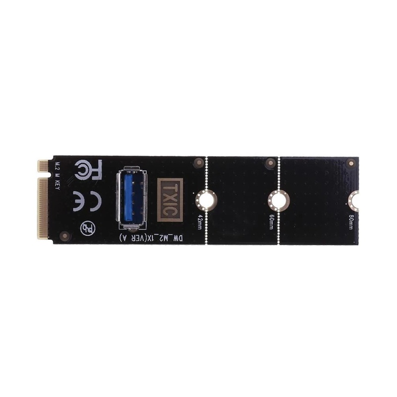 Btsg Untuk M.2 Ke USB3.0 Converter Adapter Kartu Grafis Extender Transfer Slot PCI-E