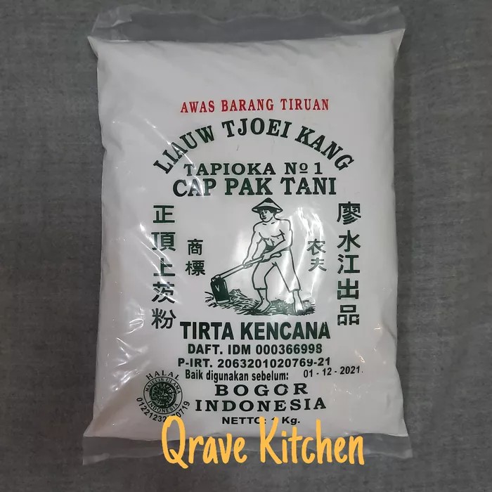 

Tepung Tani Liauw Tjoei Kang 1kg / Tepung tapioka / Sagu Tani