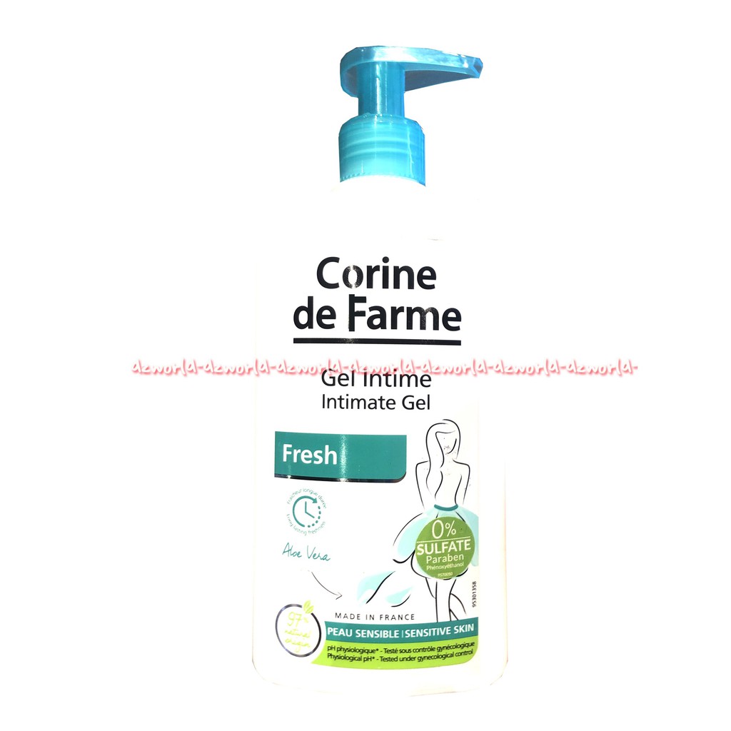 Corine de Farme Gel Intimate Fresh 250 ml Sensitive Skin Sabun Kewanitaan