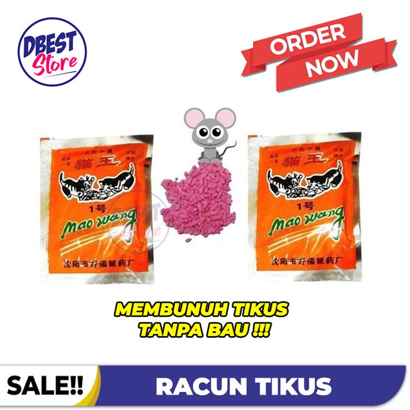 BISA COD - Racun Tikus Mati Kering dan Gak Bau - Mao Wang [𝐎𝐑𝐈𝐆𝐈𝐍𝐀𝐋] Paling Ampuh Langsung Mati di Tempat