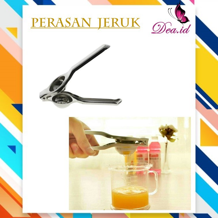 [DEASHOP] ALAT PERAS JERUK LEMON Stainless Steel