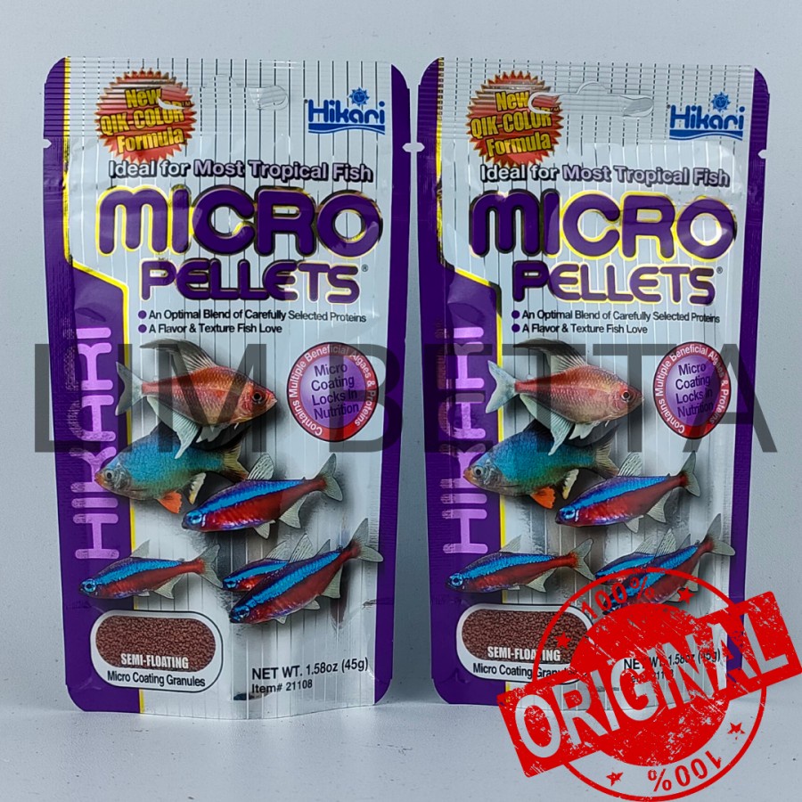 HIKARI MICRO PELLETS 45 GRAM / HIKARI TROPICAL FISH MICRO PELLET