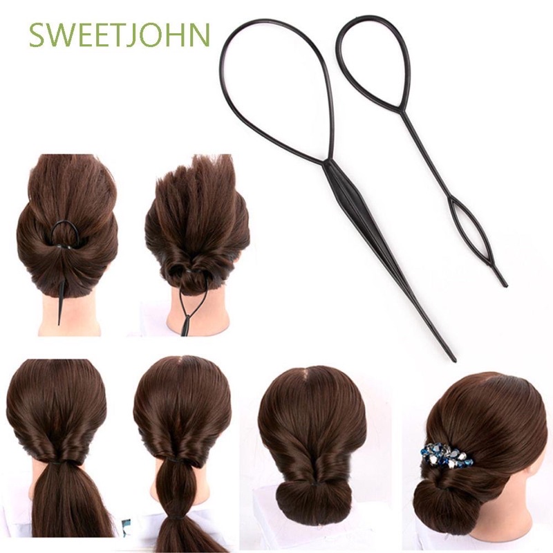 delunashop set hair clip alat aksesoris ikat rambut cepol jepit hair bun Tarik  per 2 pcs