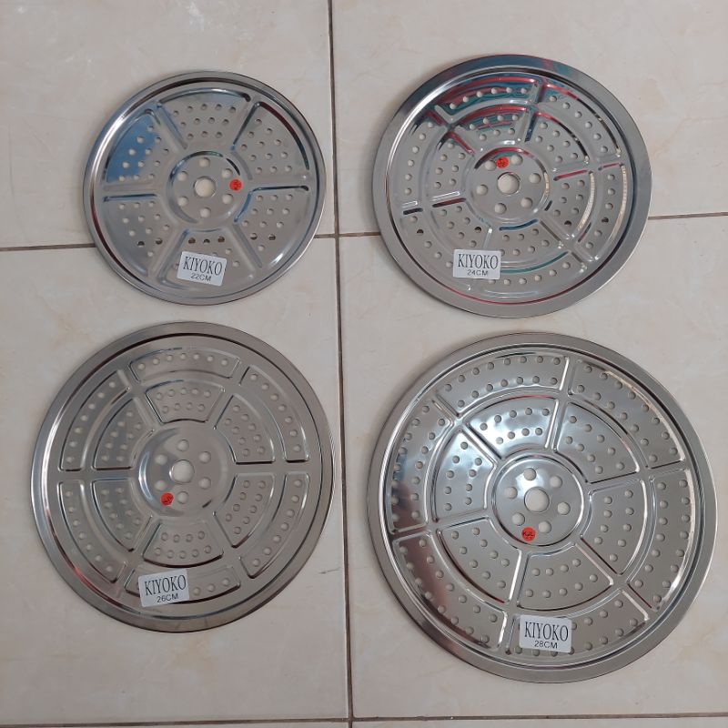 Alas Kukus Panci Stainless Tebal Kiyoko 22 cm 24 cm 26 cm 28 cm - Dapur Karya Mdn