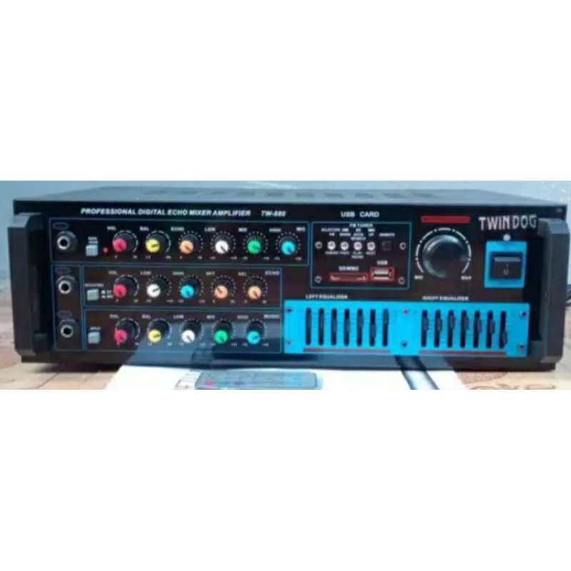 Twindog  , TD , AV TW 880 USB  , Twin Dog , Amply , Ampli , Amplifier Remote