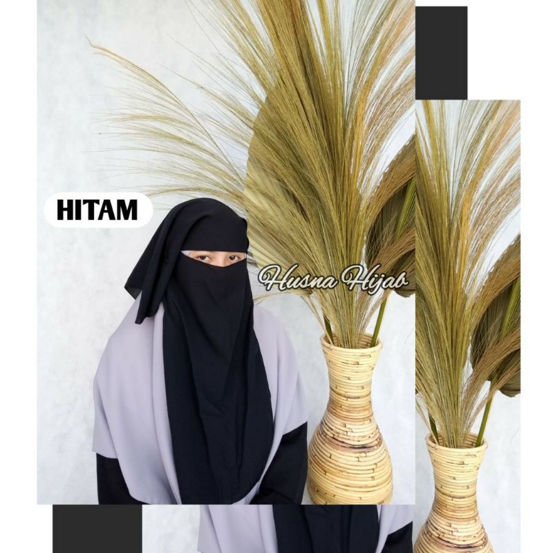 [HUSNA COLLECTION] NIQOB Yaman Pendek Dewasa / Niqob Yaman Long Anak / YAMAN ANAK