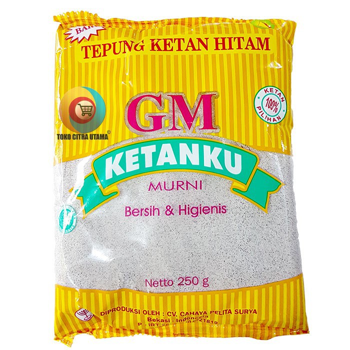 TEPUNG KETAN HITAM MEREK GM KETANKU