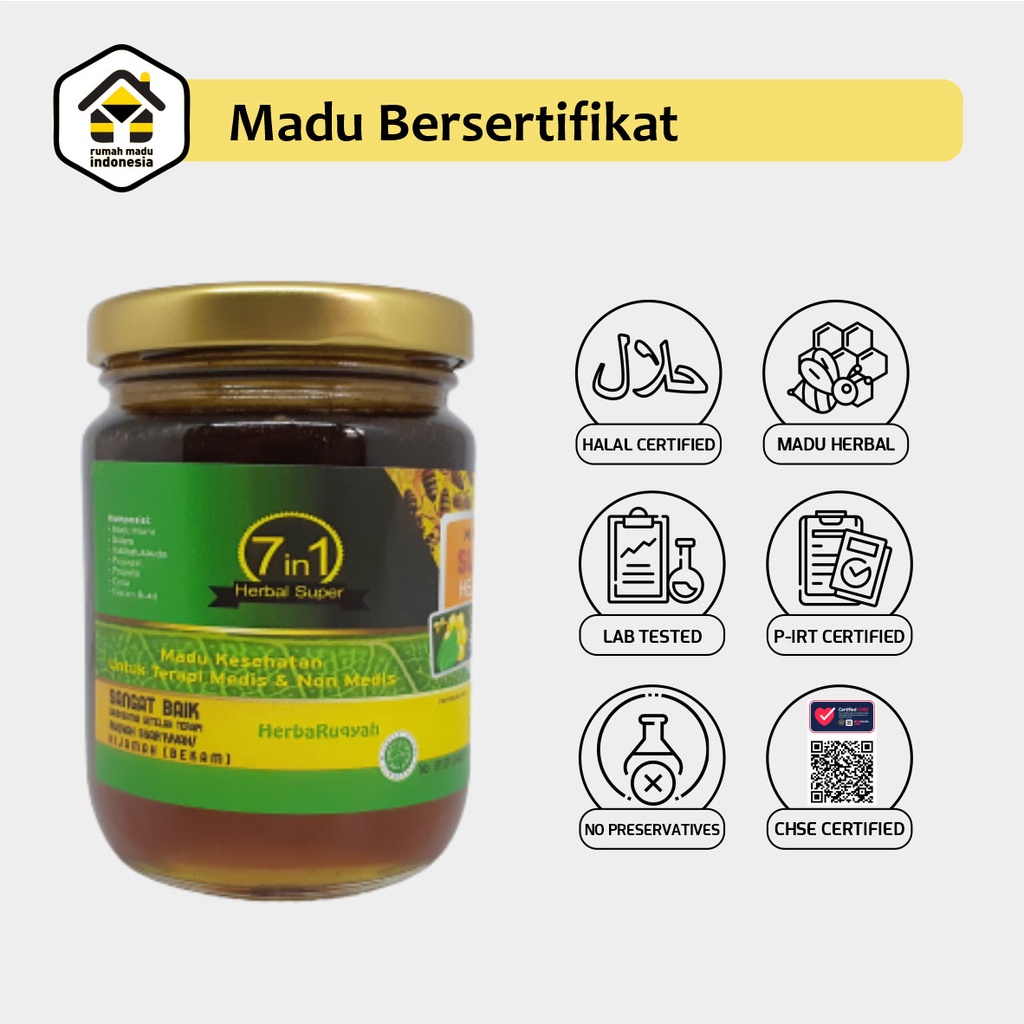 PROMO Madu Super H Obat Maag Kronis Asam Lambung Gerd Tukak Lambung-6