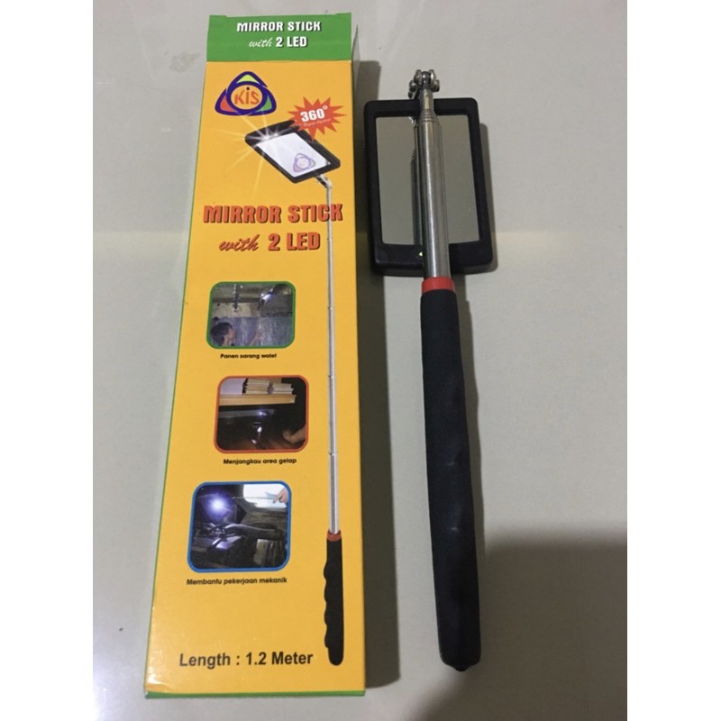 Tongkat Cek telur walet seriti  ada lampu LED / alat panen sarang walet asli