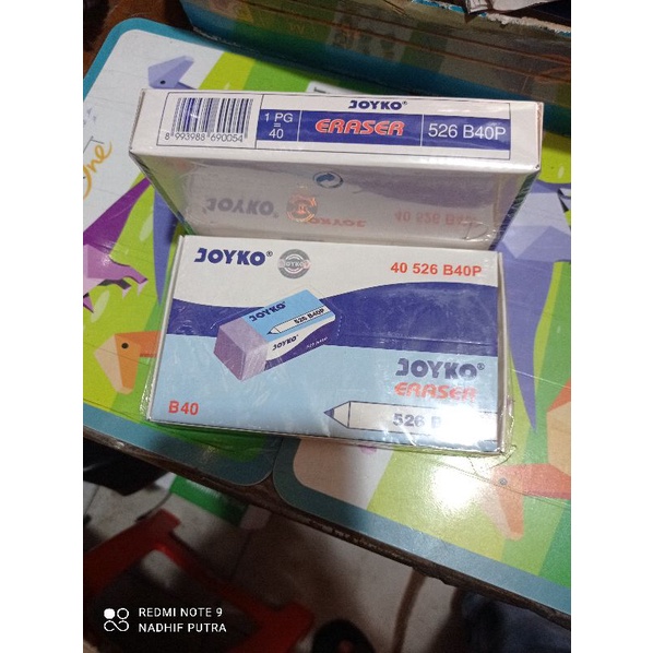 

Stip/Penghapus Pensil Joyko Putih Kecil B40P