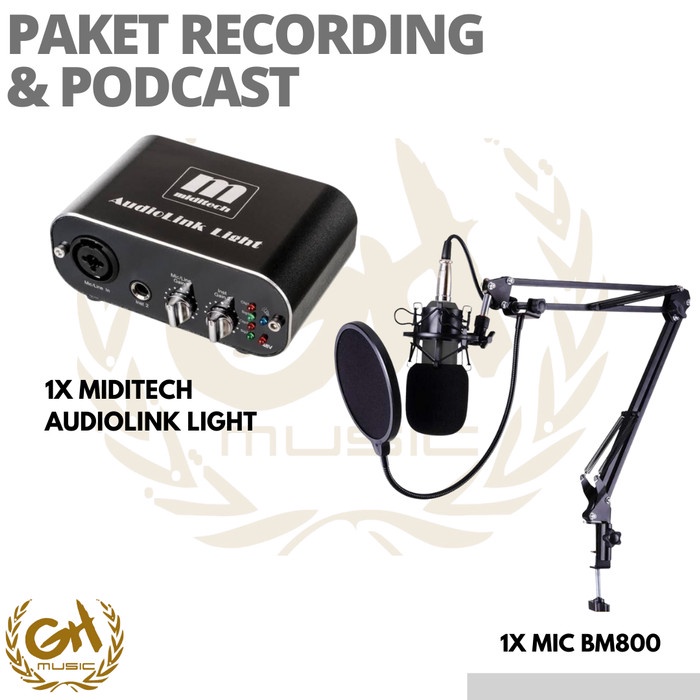 PAKET PODCAST DAN RECORDING GARANSI 1 TAHUN MURAH BANGET