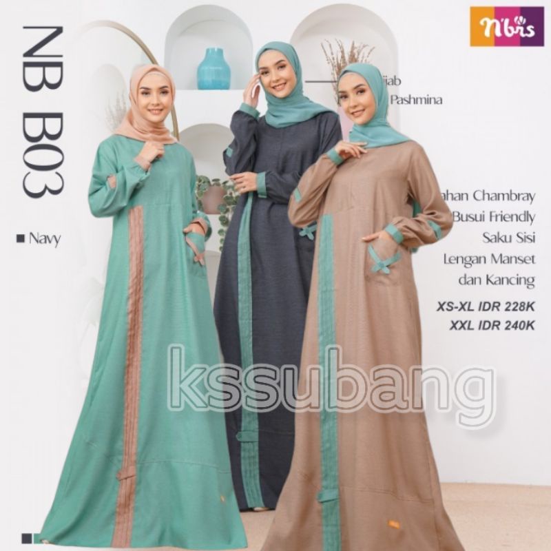 GAMIS NB B03 NAVY HAZELNUT &amp; SAGE • NIBRAS