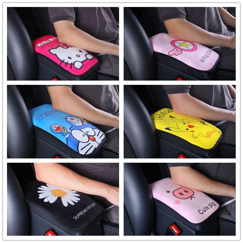 Car Armrest box cushion Armrest box cover Sarung Sandaran Tangan Multifungsi Hand pads Kotak Sandaran Tangan heightening pad