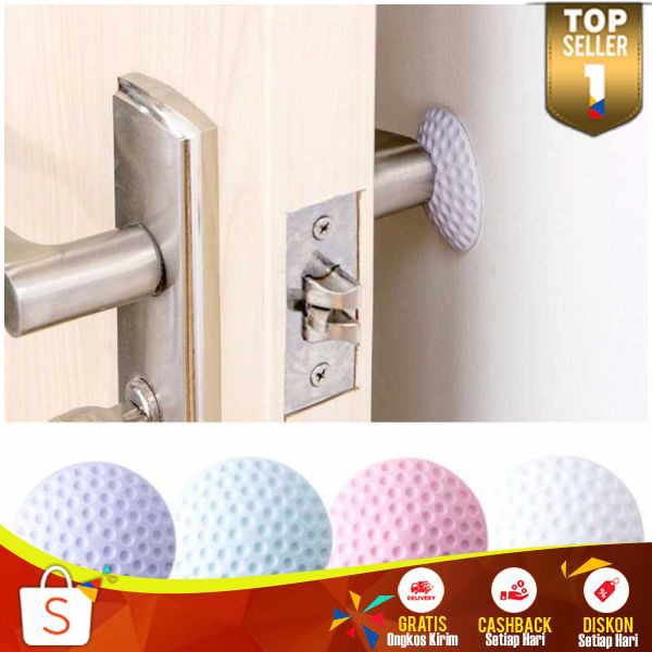 Karet Penahan Pintu Rumah Model Bola Golf Stopper Pintu Murah Ganjal Pintu Empuk Mudah Dipasang