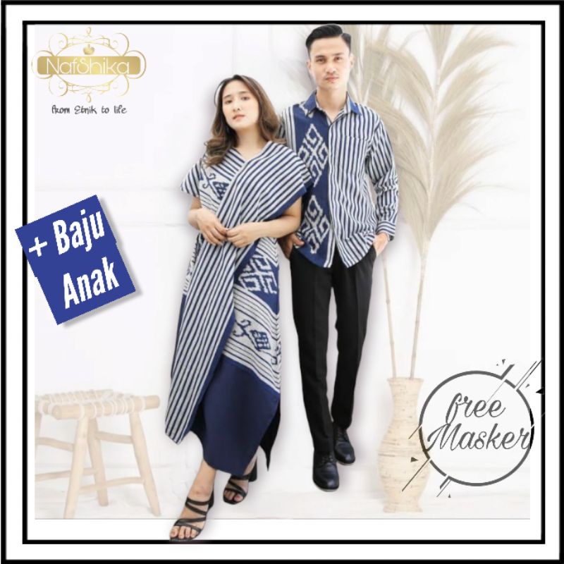 Tenun Couple - Baju Tenun Couple, Couple Tenun, Couple Etnik Prewedding, Kondangan, Keluarga, Jepara