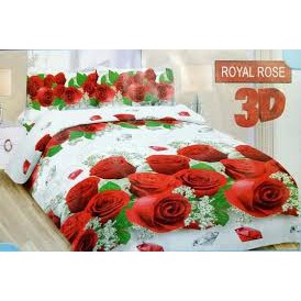 sprei Bonita uk160 motif royal rose