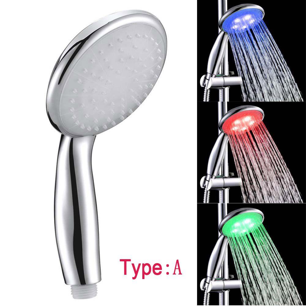 [Elegan] Kepala Shower SPA LED Hemat Tekanan Air Boost Water Tap Handheld Mandi Shower Nozzle