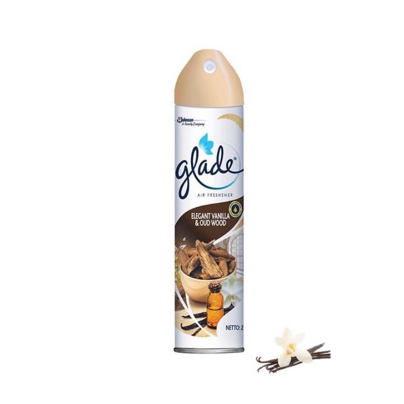 Glade Aerosol Elegant Vanila & Oud Wood