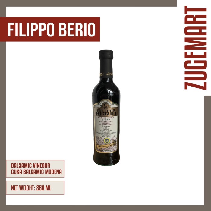 

Filippo Berio Balsamic Vinegar of Modena Cuka Balsamic Modena 250 ml