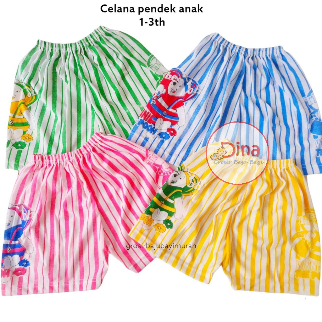 Celana pendek anak AYINCO XXL 3-5 th GARIS