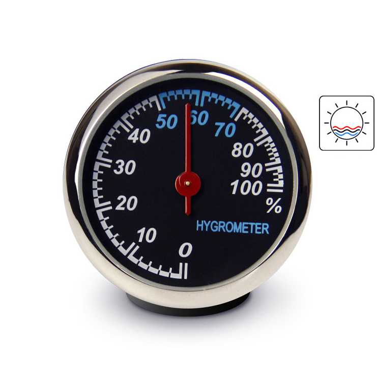 Dekorasi Mobil Penunjuk jam Hygrometer dan Thermometer / Dekorasi Mobil Mini Otomotive Decoration / Interior Dalam Mobil Penunjuk Hygrometer Termometer Tachometer Mini Unik / Penghias Dashboard Import Keren Trendi / Hiasan Mini Interior Mobil Murah Origin