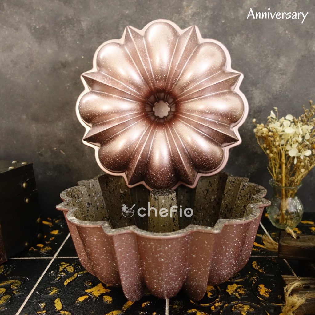 Chefio Loyang Anniversary Pan / Bundt Pan / Tulban / Butter Cake Pan