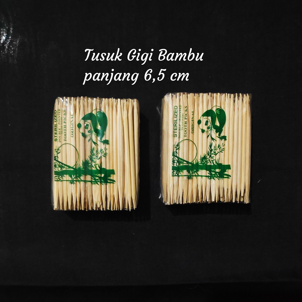 Tusuk Gigi Bambu (isi 10 bks), Toothpick