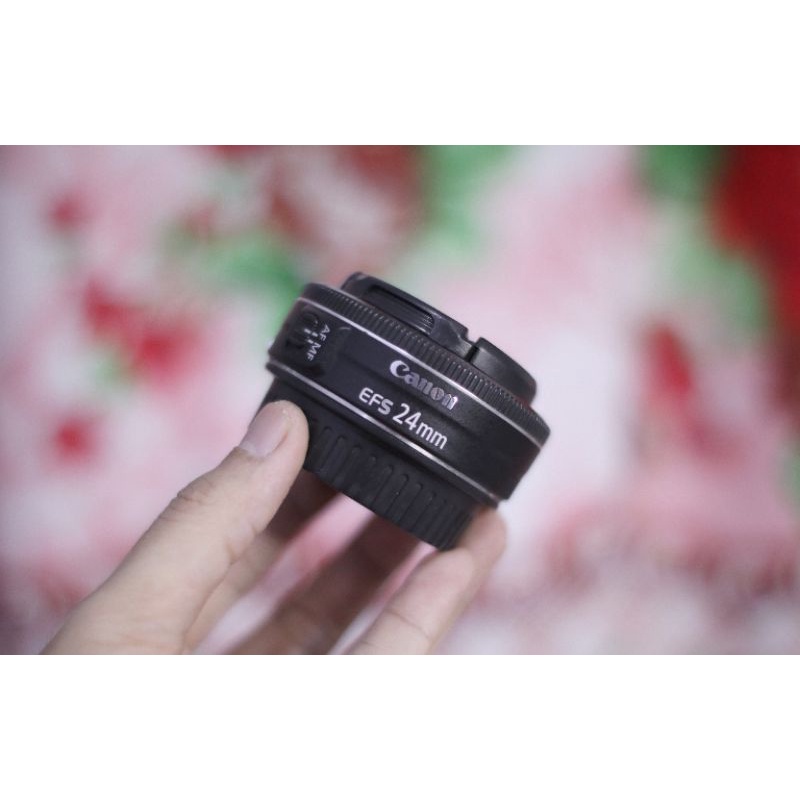 LENSA FIX CANON 24MM STM LIKE NEW