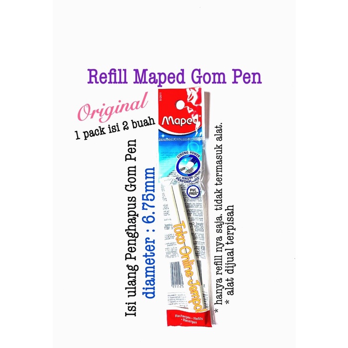 

Menakjubkan Atk0539Mp Isi 2 Refill Isi Ulang Penghapus Pensil Gom Pen Maped 125115 Trendi