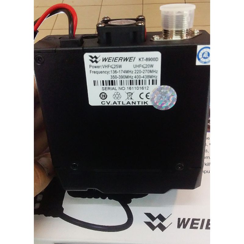 Radio rig weirwei 4 band original garansi 1 th