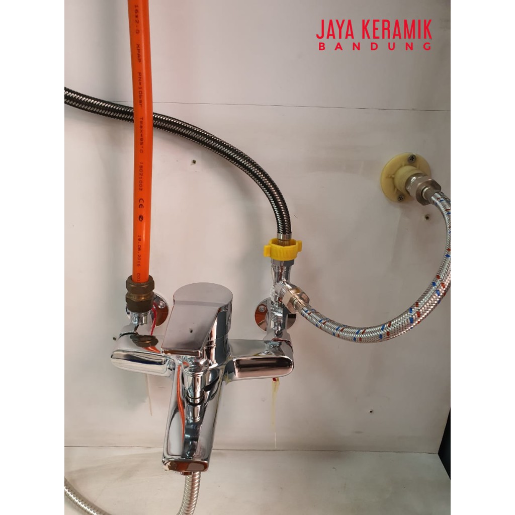 PAKET LENGKAP AKSESORIS WATER HEATER GAS MURAH/INSTALASI TANPA BOBOK