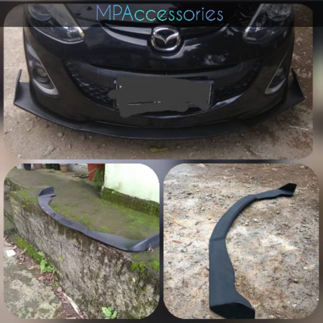 Lips Winglet Sayap Bumper Bemper Mazda 2