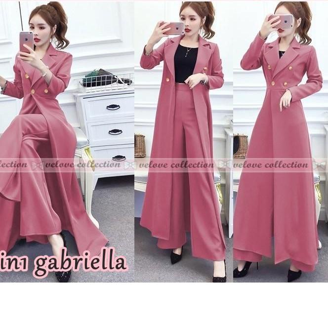 HOT SALE KALANTHA FASHION Omyra Set One Set Casual Korean Style Setelan Wanita Terbaru <<